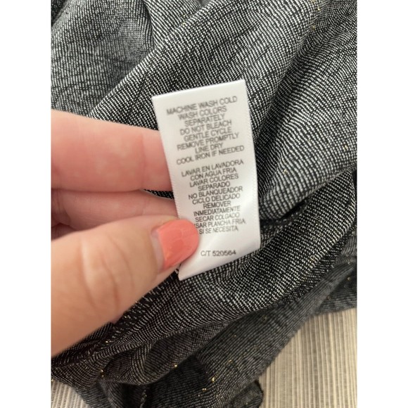 Danny & Nicole Women's 18 Blue Fit & Flare Tapestry Dress w/ Metallic Thread XL - Picture 8 of 8